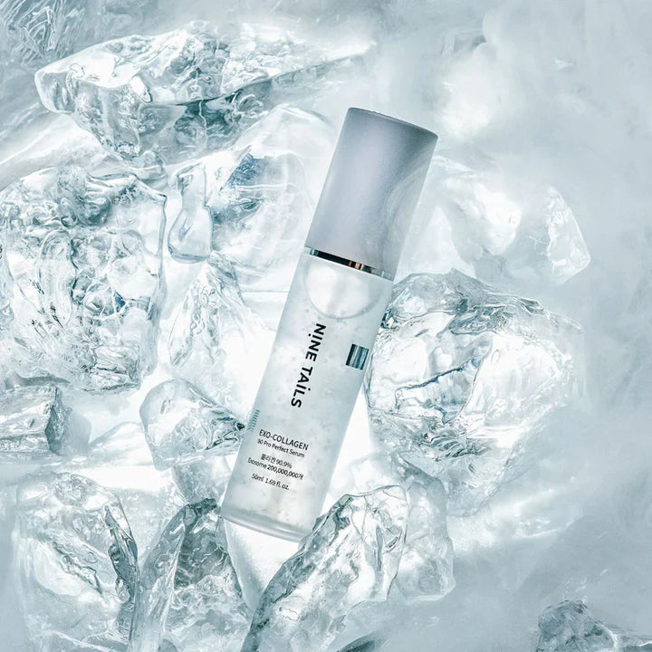 NINE TAILS EXO-COLLAGEN 90 PRO PERFECT SERUM - senėjimą stabdantis veido serumas su EXO kolagenu ir peptidais, 50 ml - SERUMAS IŠ NINE TAILS - TIK €59! Apsipirk dabar GROŽIO ALCHEMIJA