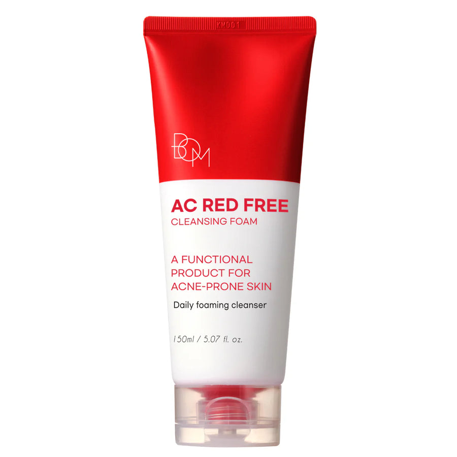 BOM AC RED FREE CLEANSING FOAM - valomosios veido putos, 150 ml - PRAUSIKLIS IŠ BOM - TIK €18.95! Apsipirk dabar GROŽIO ALCHEMIJA