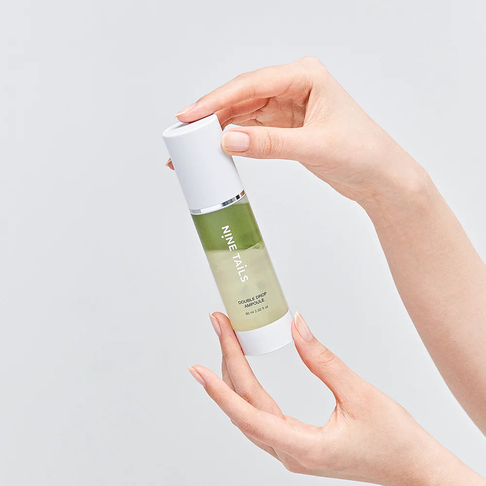 NINE TAILS DOUBLE DROP AMPOULE - intensyviai drėkinantis ir jauninamasis dviejų fazių serumas, 60 ml - SERUMAS IŠ NINE TAILS - TIK €62! Apsipirk dabar GROŽIO ALCHEMIJA
