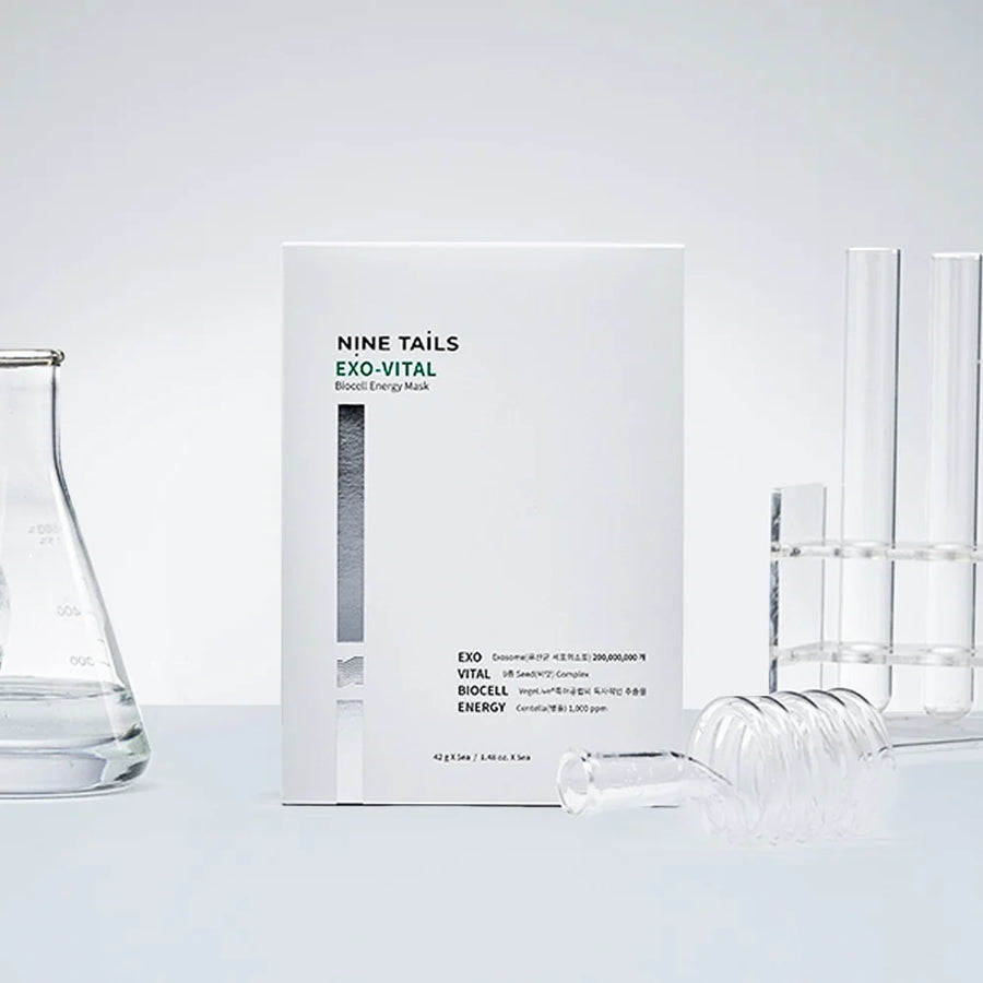 NINE TAILS EXO-VITAL - intensyviai liftinguojanti drėkinamoji lakštinė kaukė, 42 g - VEIDO KAUKĖ IŠ NINE TAILS - TIK €5.95! Apsipirk dabar GROŽIO ALCHEMIJA