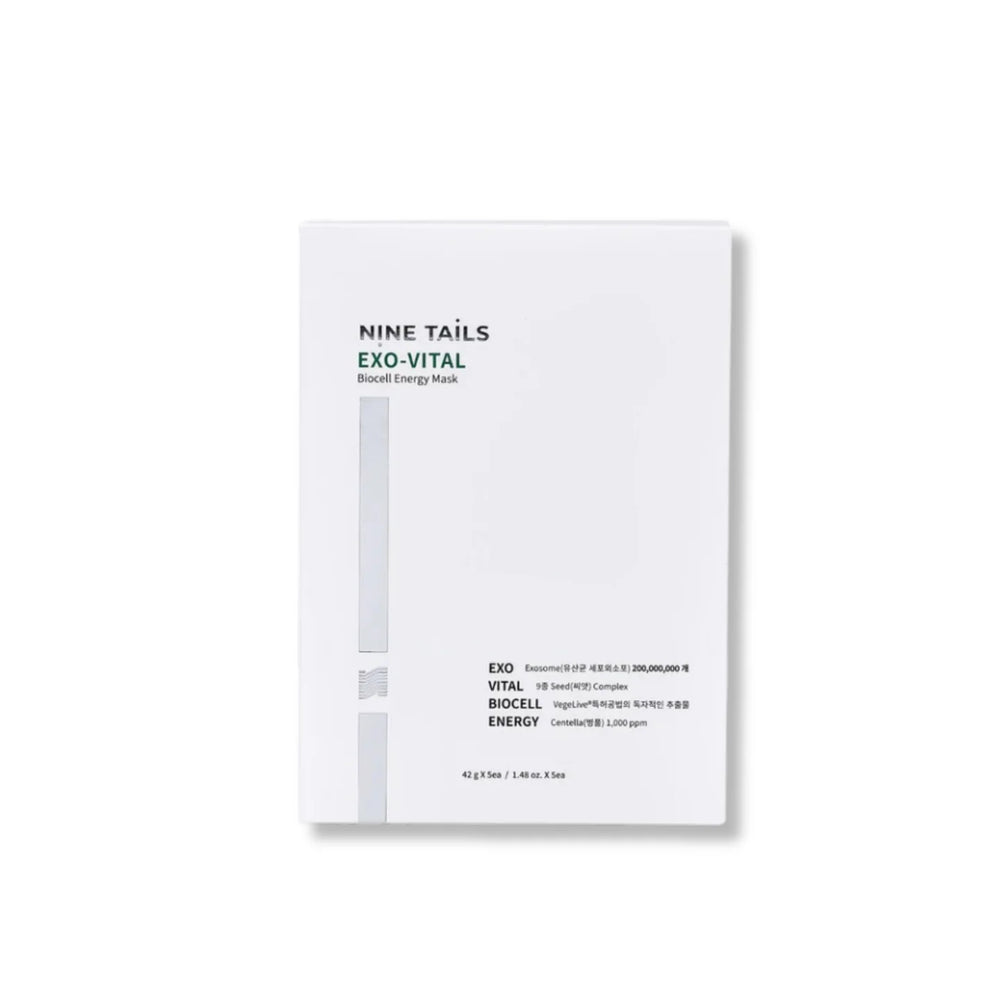 NINE TAILS EXO-VITAL - intensyviai liftinguojanti drėkinamoji lakštinė kaukė, 42 g - VEIDO KAUKĖ IŠ NINE TAILS - TIK €5.95! Apsipirk dabar GROŽIO ALCHEMIJA