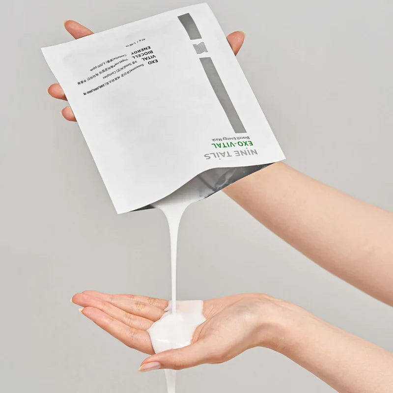 NINE TAILS EXO-VITAL - intensyviai liftinguojanti drėkinamoji lakštinė kaukė, 42 g - VEIDO KAUKĖ IŠ NINE TAILS - TIK €5.95! Apsipirk dabar GROŽIO ALCHEMIJA