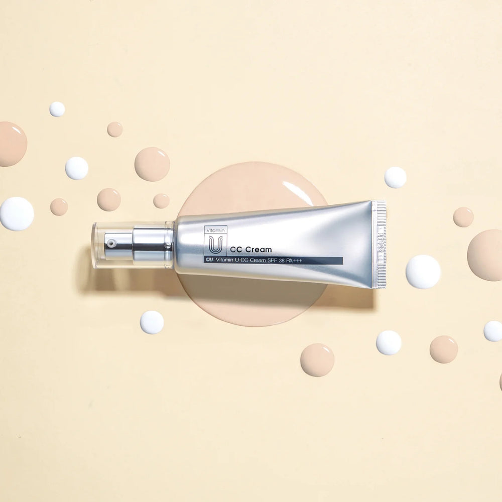 CUSKIN VITAMIN U CC CREAM - CC kremas su vitaminu U SPF38+ PA+++, 45 ml - SPALVĄ SUTEIKIANTIS KREMAS IŠ CUSKIN - TIK €35.70! Apsipirk dabar GROŽIO ALCHEMIJA