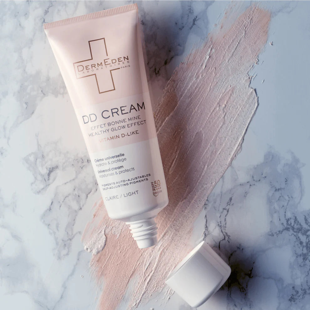 DERMEDEN DD - kremas su apsauga nuo saulės SPF 50, 50 ml - SPALVĄ SUEIKIANTIS KREMAS IŠ DERMEDEN - TIK €35.70! Apsipirk dabar GROŽIO ALCHEMIJA