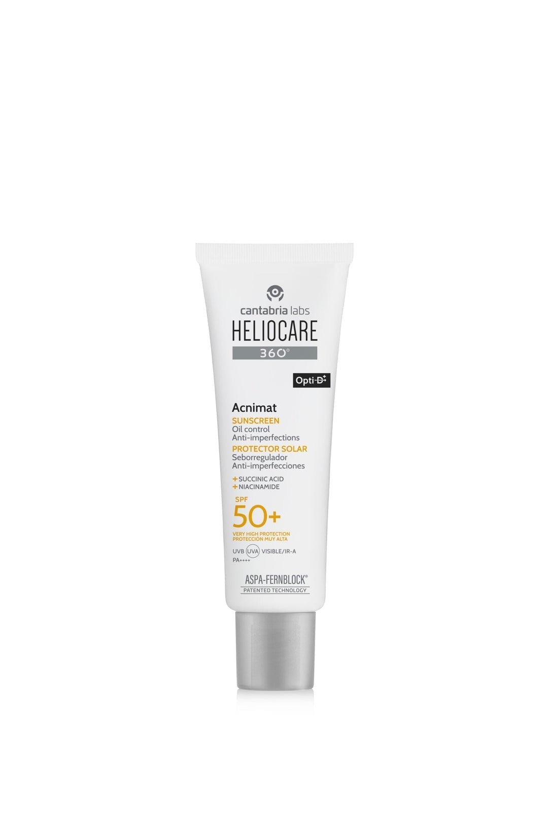 HELIOCARE 360 ACNIMAT RIEBIAI IR Į AKNĘ LINKUSIAI ODAI SPF 50+, 50ml - SPF APSAUGA IŠ Heliocare - TIK €27! Apsipirk dabar GROŽIO ALCHEMIJA