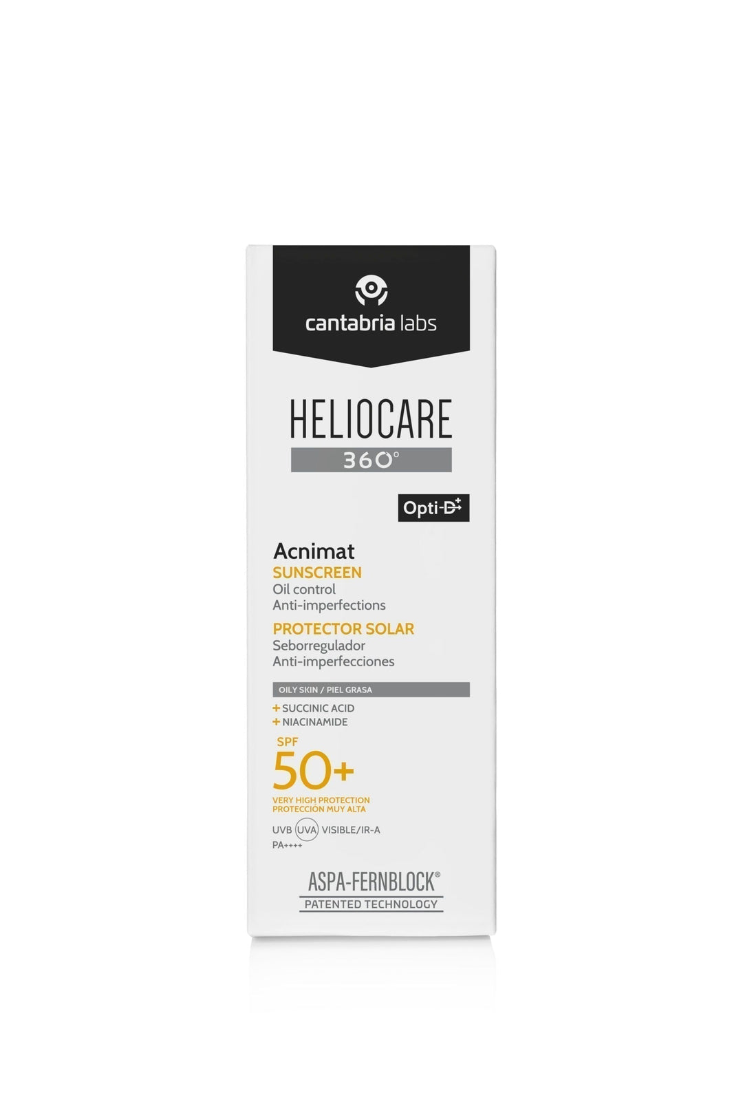 HELIOCARE 360 ACNIMAT RIEBIAI IR Į AKNĘ LINKUSIAI ODAI SPF 50+, 50ml - SPF APSAUGA IŠ Heliocare - TIK €27! Apsipirk dabar GROŽIO ALCHEMIJA