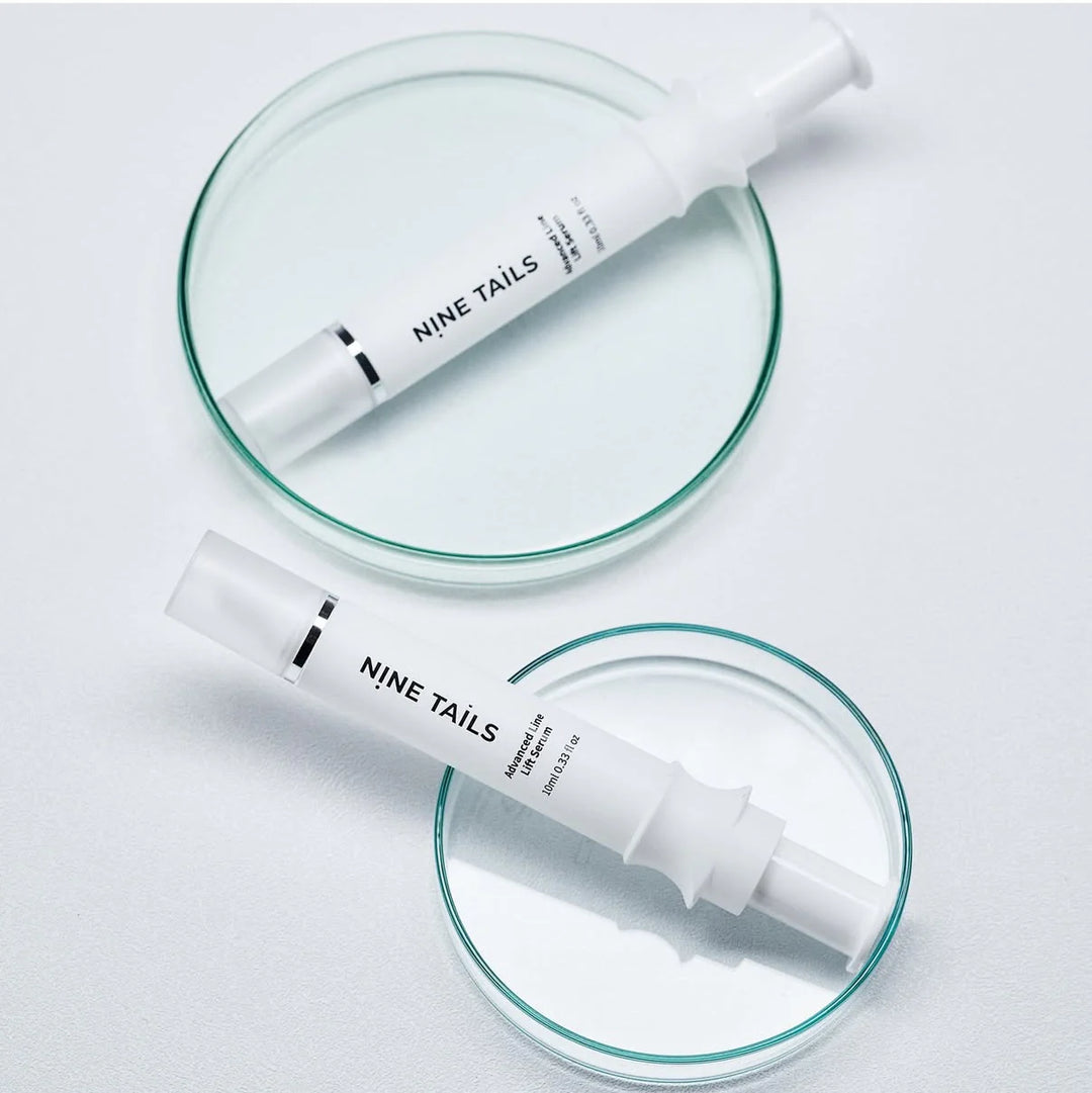 NINE TAILS ADVANCE LINE LIFT SERUM - priešraukšlinis serumas su kolageno spikulių, PDRN ir egzosomų technologija, 10 ml - SERUMAS IŠ NINE TAILS - TIK €75! Apsipirk dabar GROŽIO ALCHEMIJA