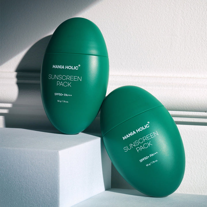 MANIA HOLIC SUNSCREEN PACK - SPF apsauga nuo saulės, 50 g - SPF APSAUGA IŠ MANIA HOLIC - TIK €19.46! Apsipirk dabar GROŽIO ALCHEMIJA
