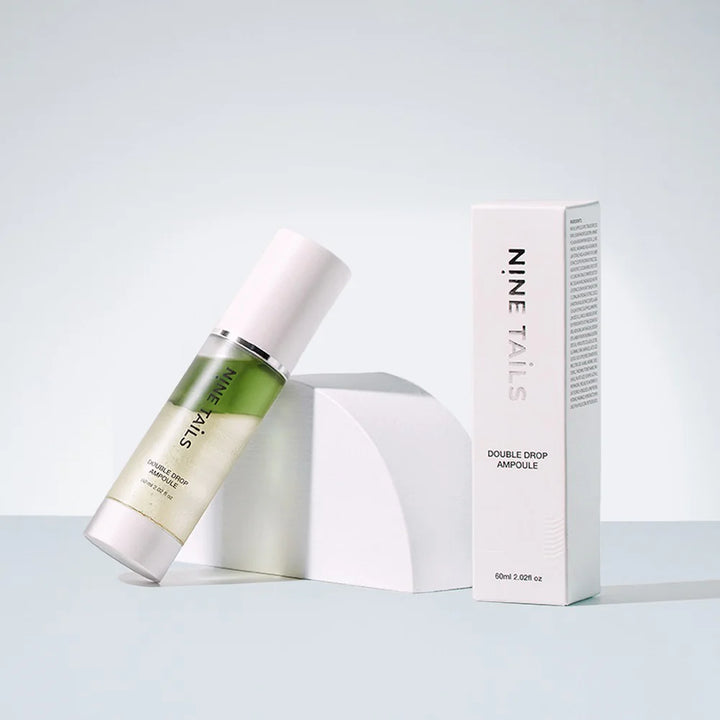 NINE TAILS DOUBLE DROP AMPOULE - intensyviai drėkinantis ir jauninamasis dviejų fazių serumas, 60 ml - SERUMAS IŠ NINE TAILS - TIK €62! Apsipirk dabar GROŽIO ALCHEMIJA