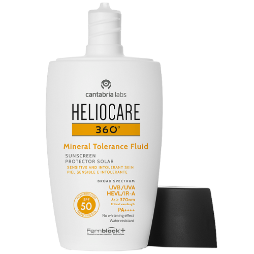 HELIOCARE 360 MINERAL TOLERANCE FLUID SPF 50 - fluidas, 50 ml - GROŽIO ALCHEMIJA