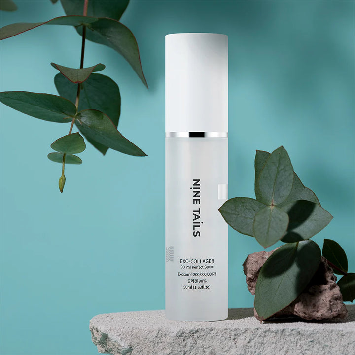 NINE TAILS EXO-COLLAGEN 90 PRO PERFECT SERUM - senėjimą stabdantis veido serumas su EXO kolagenu ir peptidais, 50 ml - SERUMAS IŠ NINE TAILS - TIK €59! Apsipirk dabar GROŽIO ALCHEMIJA