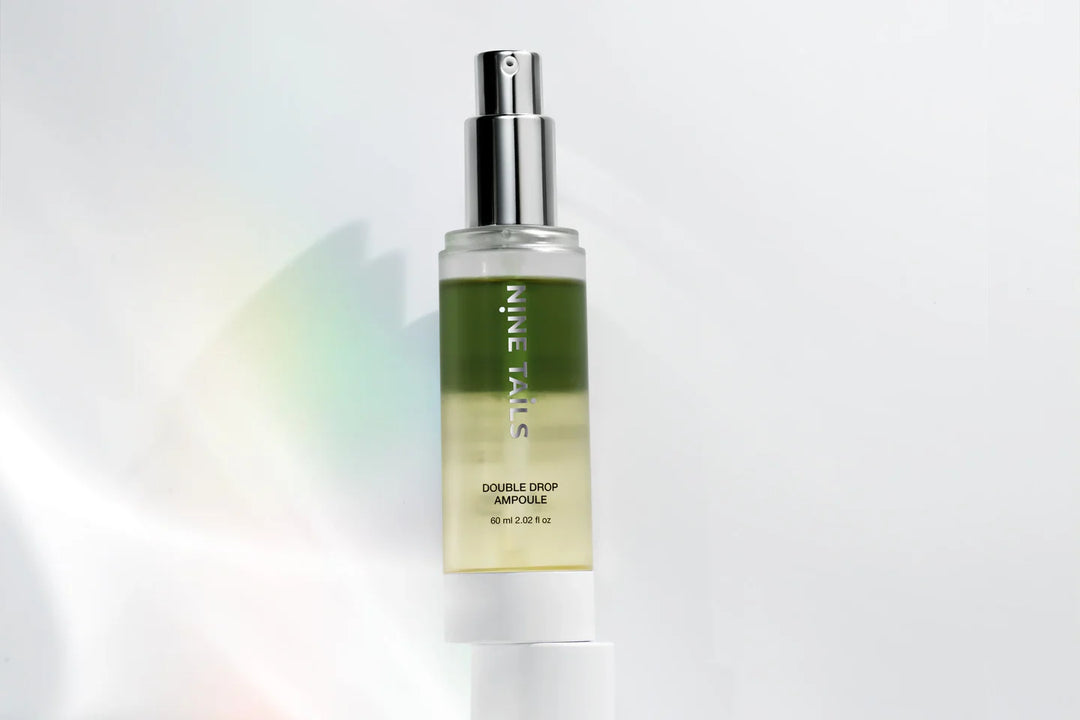 NINE TAILS DOUBLE DROP AMPOULE - intensyviai drėkinantis ir jauninamasis dviejų fazių serumas, 60 ml - SERUMAS IŠ NINE TAILS - TIK €62! Apsipirk dabar GROŽIO ALCHEMIJA