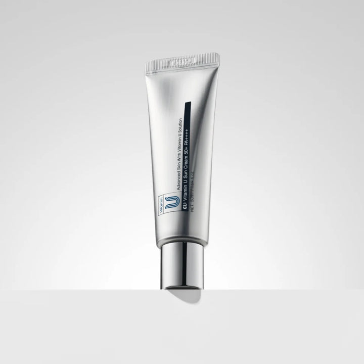 CUSKIN VITAMIN U SUN CREAM SPF50+ PA++++ – drėkinamasis apsauginis kremas nuo saulės su vitaminu U, 50 ml - SPF APSAUGA IŠ CUSKIN - TIK €35! Apsipirk dabar GROŽIO ALCHEMIJA