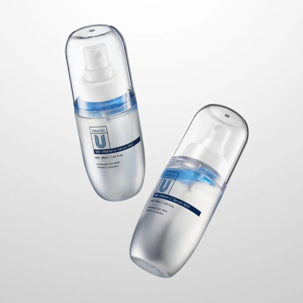 CUSKIN VITAMIN U SERUM MIST - serumo dulksna su vitaminu U, peptidais ir Volufiline™, 48 ml - SERUMAS IŠ CUSKIN - TIK €23! Apsipirk dabar GROŽIO ALCHEMIJA