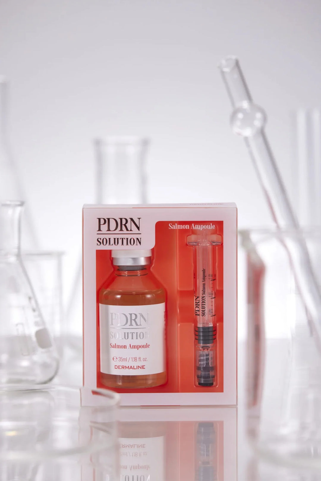 DERMALINE PDRN SOLUTION SALMON AMPOULE - dvigubo poveikio regeneruojanti ir stangrinanti ampulė su PDRN, 35 ml - AMPULĖS IŠ DERMALINE - TIK €45! Apsipirk dabar GROŽIO ALCHEMIJA