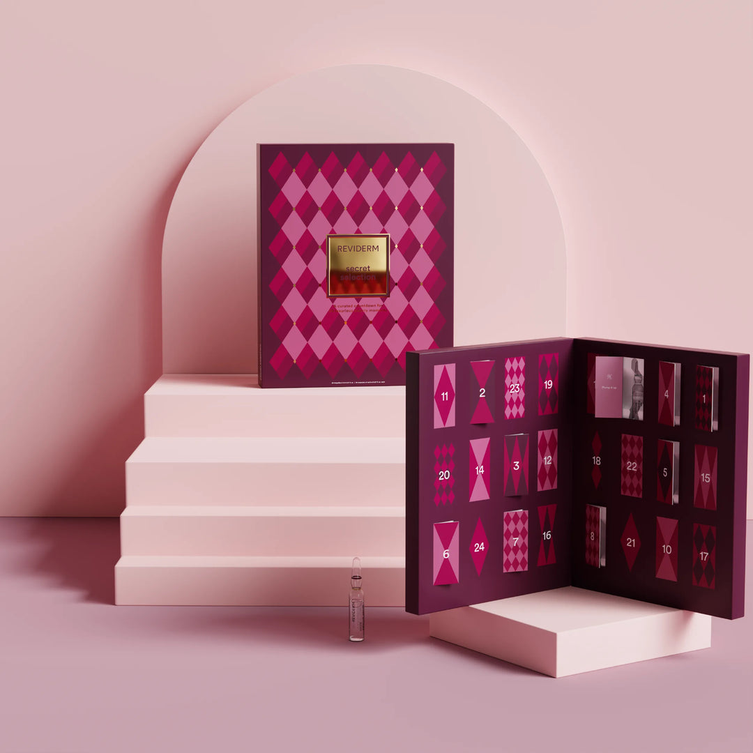 REVIDERM SECRET SELECTION - selection ampulių programa veido odai 2026, 24 x 2 ml - RINKINYS VEIDUI IŠ REVIDERM - TIK €99! Apsipirk dabar GROŽIO ALCHEMIJA