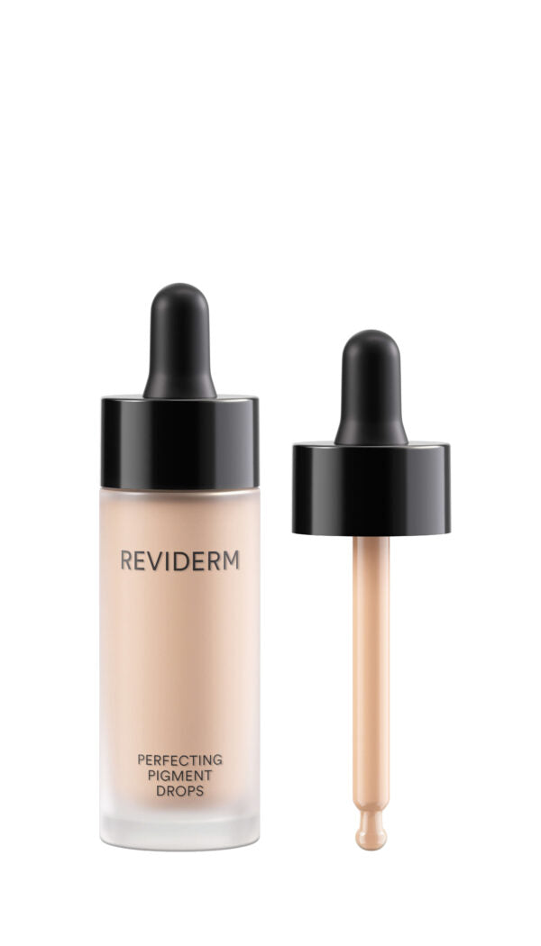 REVIDERM PERFECTING PIGMENT DROPS - tobulinantys pigmentuoti lašiukai, 20 ml - MAKIAŽO PAGRINDAS IŠ REVIDERM - TIK €50! Apsipirk dabar GROŽIO ALCHEMIJA