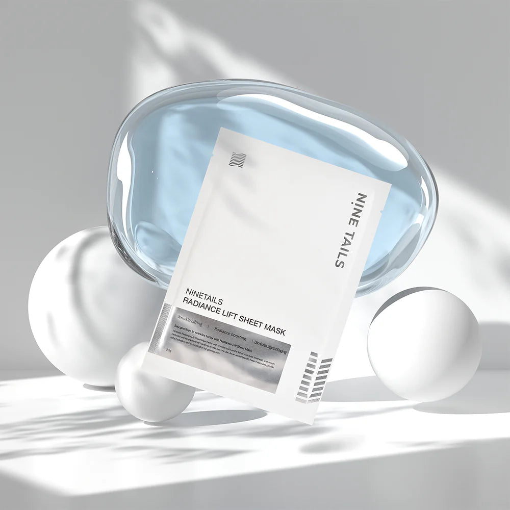 NINE TAILS RADIANCE LIFT SHEET MASK - intensyviai drėkinanti ir stangrinanti kaukė - VEIDO KAUKĖ IŠ NINE TAILS - TIK €5.95! Apsipirk dabar GROŽIO ALCHEMIJA