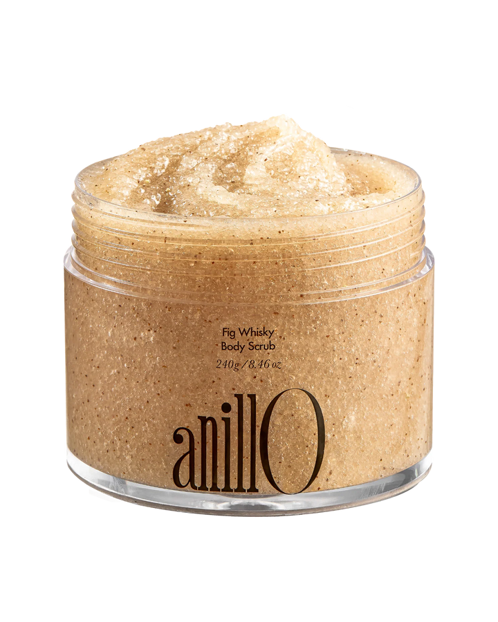 ANILLO FIG WHISKY BODY SCRUB - kūno šveitiklis su figų sėklomis ir druska, 240 g - KŪNO ŠVEITIKLIS IŠ ANILLO - TIK €36.12! Apsipirk dabar GROŽIO ALCHEMIJA