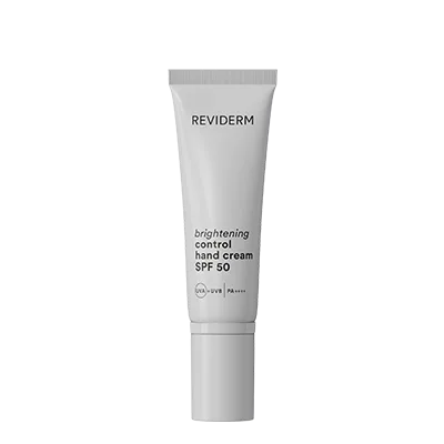 REVIDERM BRIGHTENING CONTROL HAND CREAM - šviesinantis rankų kremas su SPF 50, 50 ml - RANKŲ KREMAS IŠ REVIDERM - TIK €34! Apsipirk dabar GROŽIO ALCHEMIJA