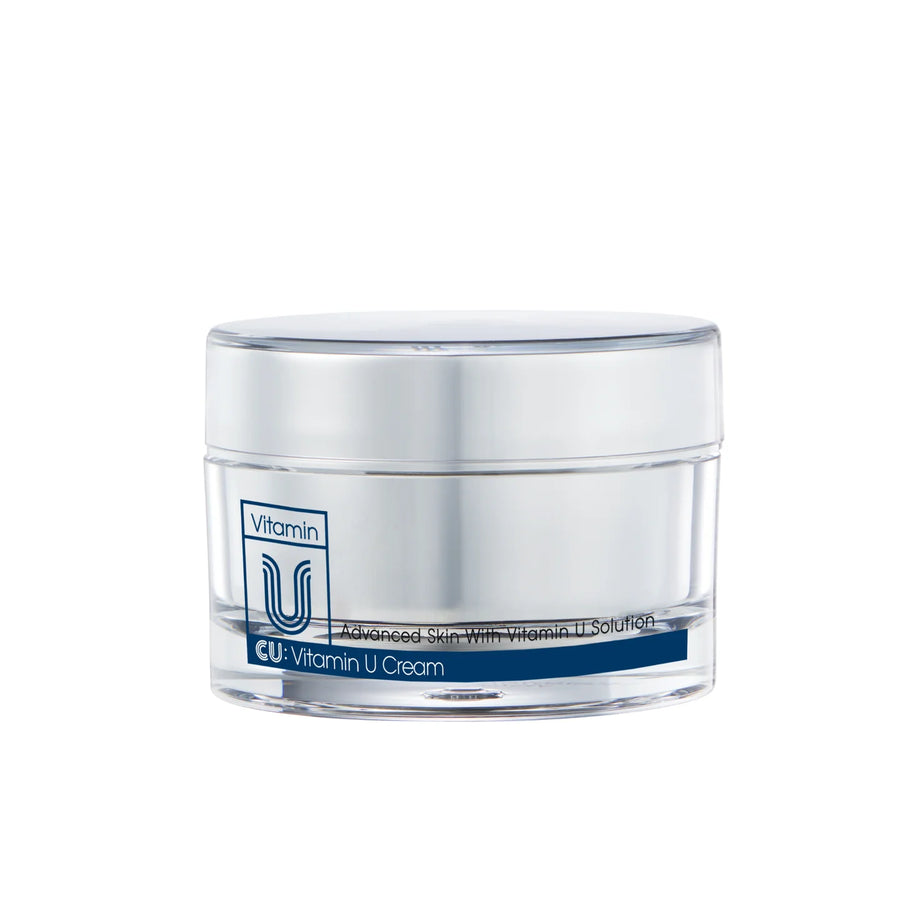 CUSKIN VITAMIN U CREAM - šviesinantis ir raukšles mažinantis veido kremas su vitaminu U, visiems odos tipams, 50 ml - VEIDO KREMAS IŠ CUSKIN - TIK €53! Apsipirk dabar GROŽIO ALCHEMIJA