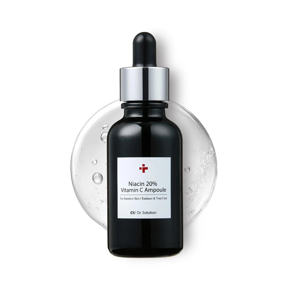 CUSKIN NIACIN 20% VITAMIN C AMPOULE - serumas su 20% niacinamido, vitaminu C ir hialurono rūgštimi, 30 g - SERUMAS IŠ CUSKIN - TIK €39! Apsipirk dabar GROŽIO ALCHEMIJA