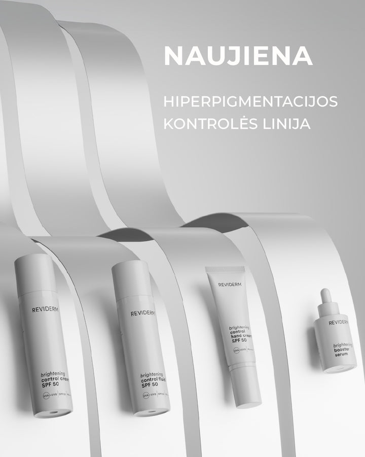 REVIDERM BRIGHTENING CONTROL HAND CREAM - šviesinantis rankų kremas su SPF 50, 50 ml - RANKŲ KREMAS IŠ REVIDERM - TIK €34! Apsipirk dabar GROŽIO ALCHEMIJA