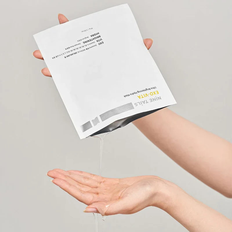 NINE TAILS EXO-VITA - intensyviai drėkinanti, odą skaistinanti kaukė, 30 g - VEIDO KAUKĖ IŠ NINE TAILS - TIK €4.80! Apsipirk dabar GROŽIO ALCHEMIJA