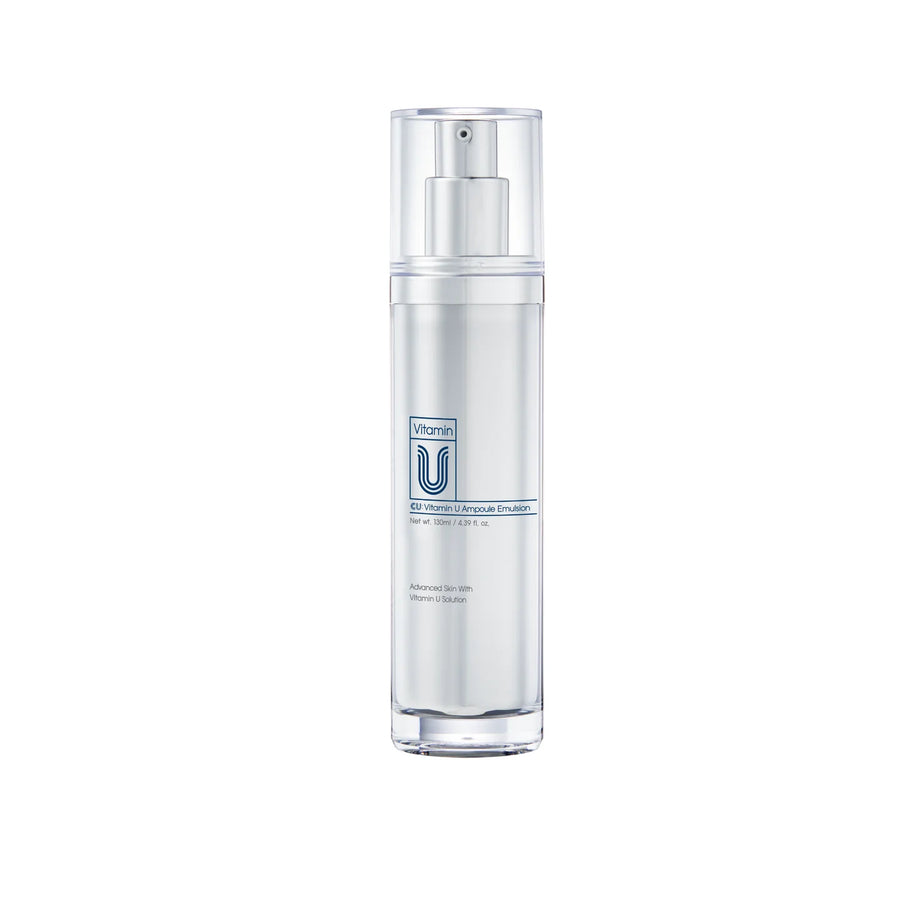 CUSKIN VITAMIN U AMPOULE EMULSION - šviesinanti ir raukšles mažinanti veido emulsija, 130 ml - EMULSIJA IŠ REVIDERM - TIK €53! Apsipirk dabar GROŽIO ALCHEMIJA