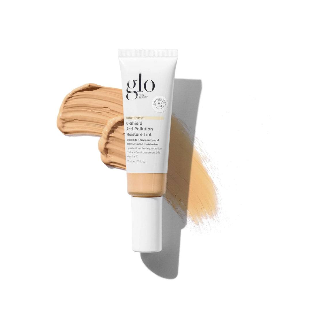 GLO SKIN BEAUTY C-SHIELD ANTI-POLLUTION MOISTURE TINT SPF 30 - apsauginis drėkinamasis kremas su atspalviu ir SPF 30, 50 ml