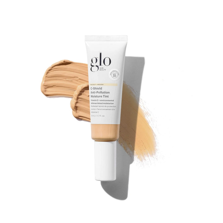 GLO SKIN BEAUTY C-SHIELD ANTI-POLLUTION MOISTURE TINT SPF 30 - apsauginis drėkinamasis kremas su atspalviu ir SPF 30, 50 ml