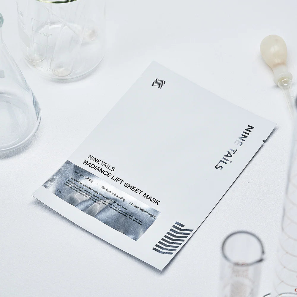 NINE TAILS RADIANCE LIFT SHEET MASK - intensyviai drėkinanti ir stangrinanti kaukė - VEIDO KAUKĖ IŠ NINE TAILS - TIK €5.95! Apsipirk dabar GROŽIO ALCHEMIJA