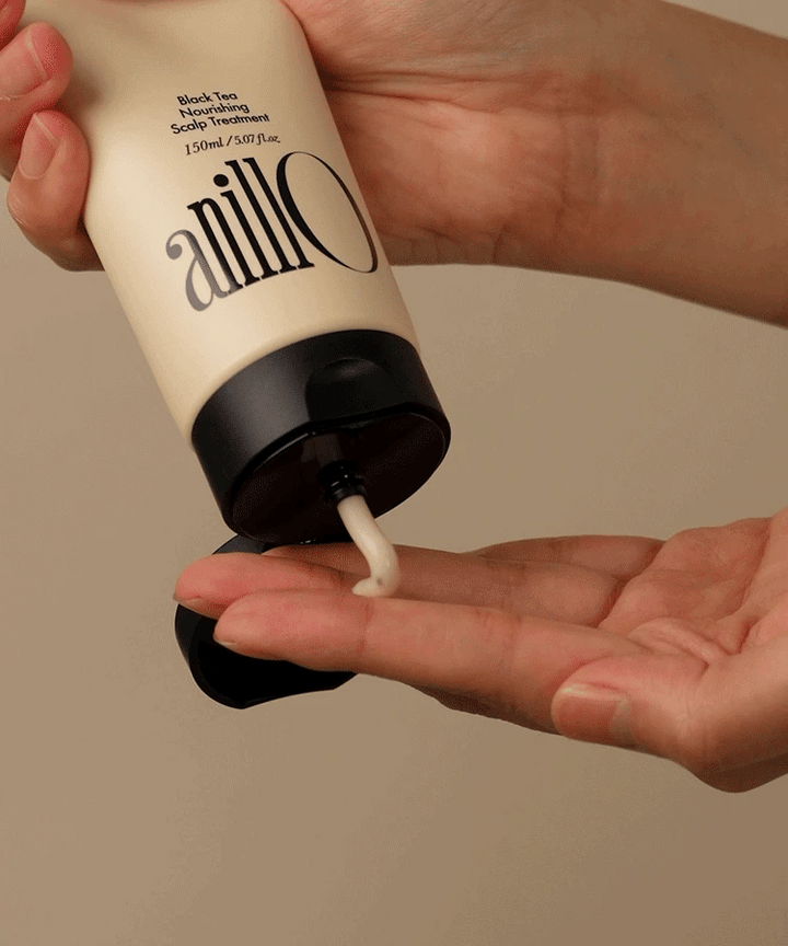 ANILLO BLACK TEA NOURISHING SCALP TREATMENT - maitinamoji stiprinamoji plaukų ir galvos odos kaukė, 150 ml - PLAUKŲ KAUKĖ IŠ ANILLO - TIK €28.50! Apsipirk dabar GROŽIO ALCHEMIJA