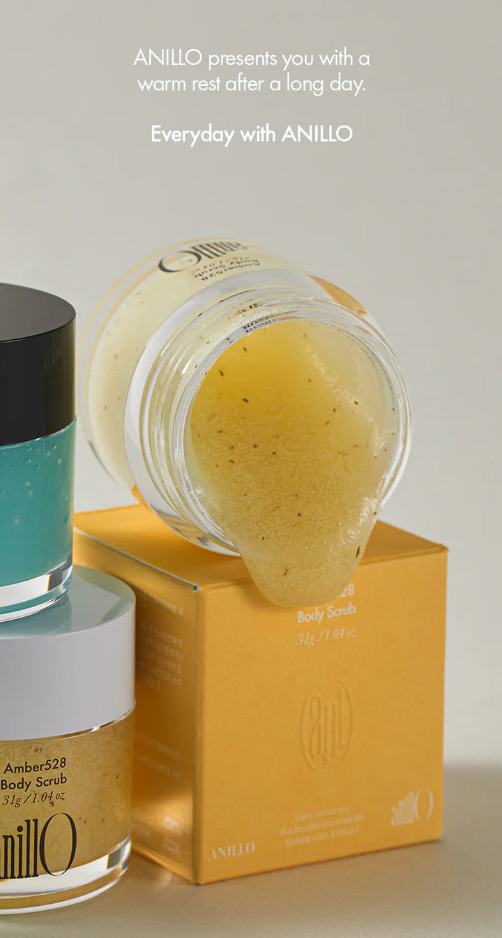 ANILLO AMBER528 BODY SCRUB - kūno šveitiklis, 170 g - KŪNO ŠVEITIKLIS IŠ ANILLO - TIK €36.12! Apsipirk dabar GROŽIO ALCHEMIJA
