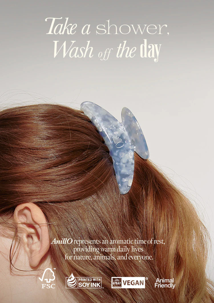ANILLO SKY BLUE HAIR CLIP – prabangus plaukų segtukas - PLAUKŲ SEGTUKAS IŠ ANILLO - TIK €17! Apsipirk dabar GROŽIO ALCHEMIJA