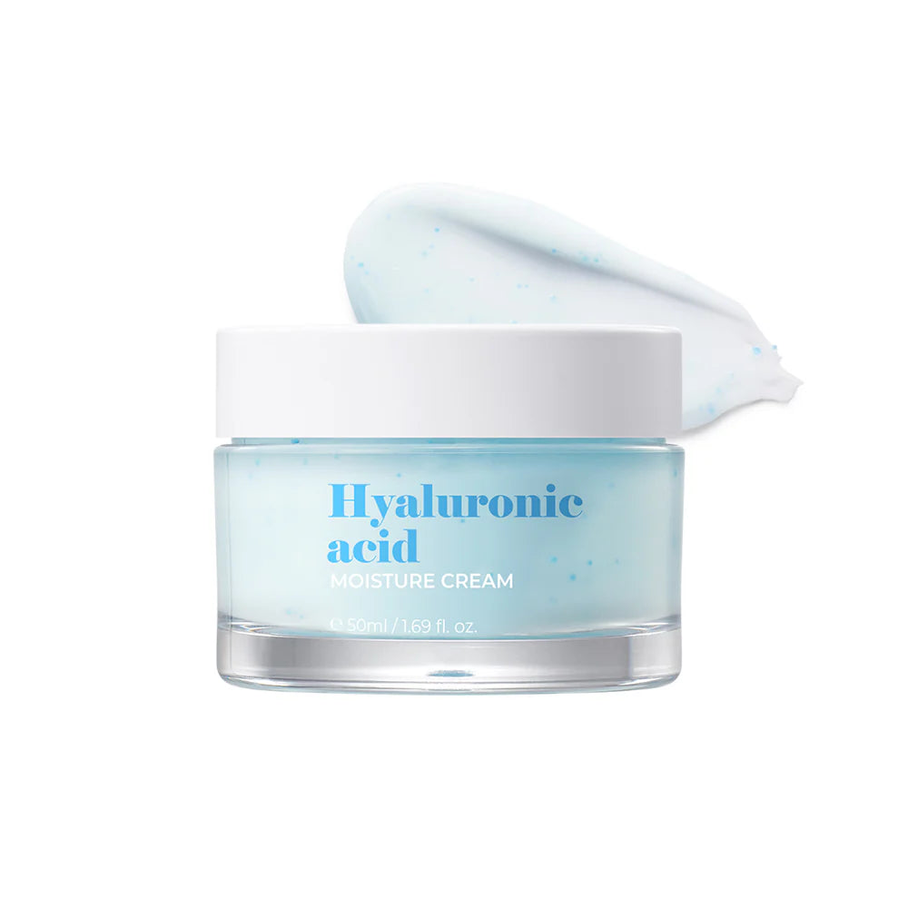 BOM HYALURONIC ACID MOISTURE CREAM - drėkinamasis kremas, 50 ml - VEIDO KREMAS IŠ BOM - TIK €25! Apsipirk dabar GROŽIO ALCHEMIJA