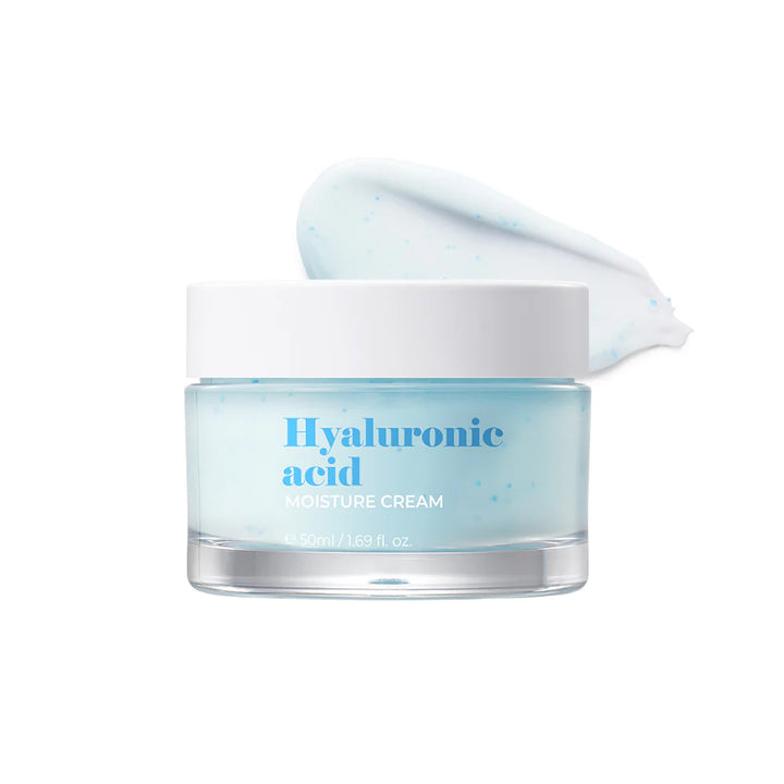 BOM HYALURONIC ACID MOISTURE CREAM - drėkinamasis kremas, 50 ml - VEIDO KREMAS IŠ BOM - TIK €25! Apsipirk dabar GROŽIO ALCHEMIJA