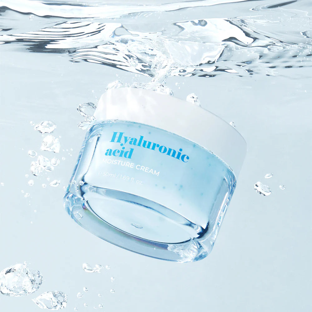 BOM HYALURONIC ACID MOISTURE CREAM - drėkinamasis kremas, 50 ml - VEIDO KREMAS IŠ BOM - TIK €25! Apsipirk dabar GROŽIO ALCHEMIJA