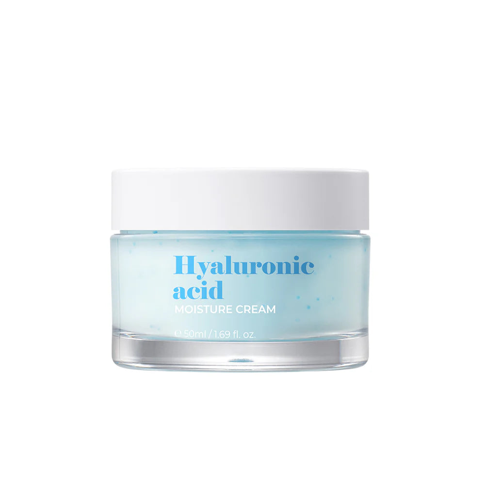 BOM HYALURONIC ACID MOISTURE CREAM - drėkinamasis kremas, 50 ml - VEIDO KREMAS IŠ BOM - TIK €25! Apsipirk dabar GROŽIO ALCHEMIJA