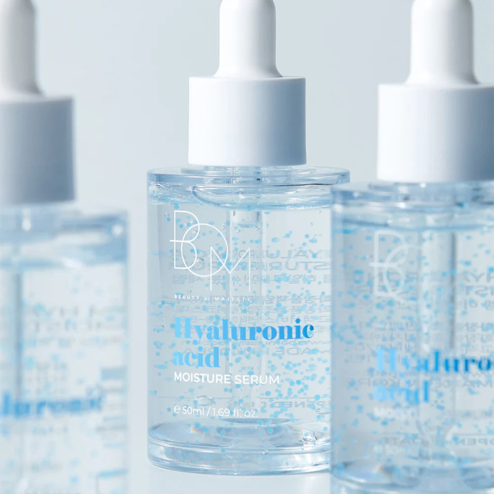 BOM HYALURONIC ACID MOISTURE SERUM - veido serumas, 50 ml - SERUMAS IŠ BOM - TIK €25! Apsipirk dabar GROŽIO ALCHEMIJA