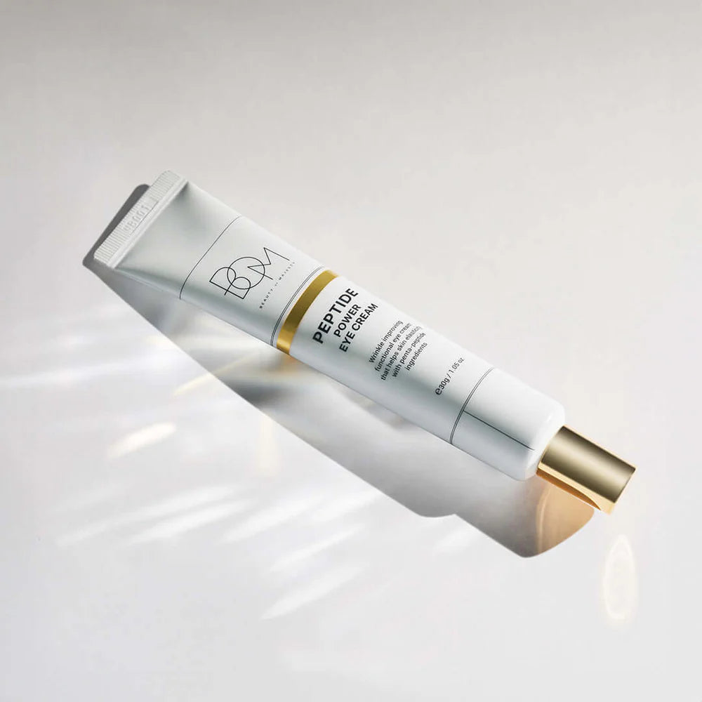 BOM PEPTIDE POWER EYE CREAM - paakių kremas su peptidais ir auksu, 30 g - PAAKIŲ KREMAS IŠ BOM - TIK €21.95! Apsipirk dabar GROŽIO ALCHEMIJA
