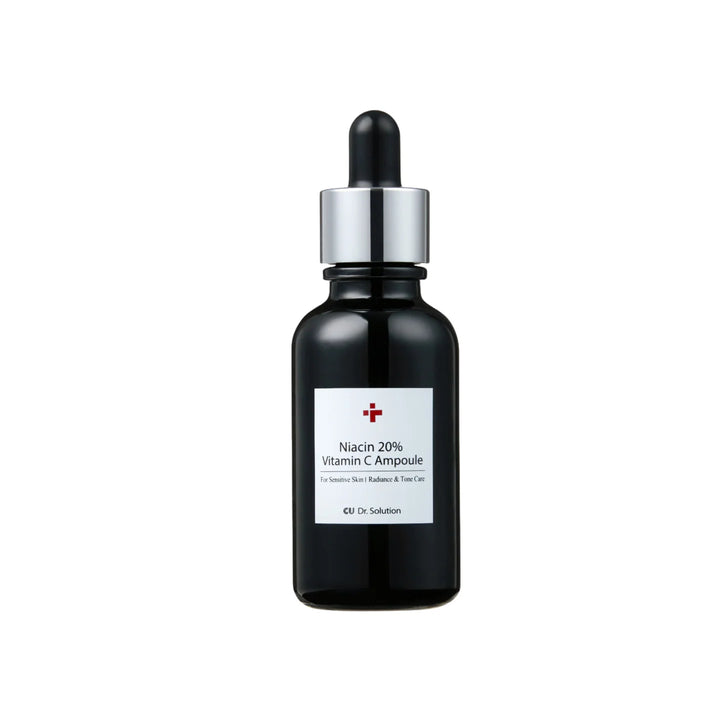 CUSKIN NIACIN 20% VITAMIN C AMPOULE - serumas su 20% niacinamido, vitaminu C ir hialurono rūgštimi, 30 g - SERUMAS IŠ CUSKIN - TIK €39! Apsipirk dabar GROŽIO ALCHEMIJA