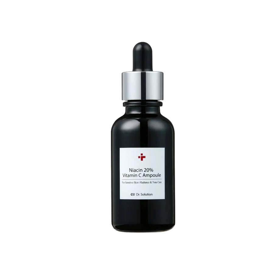 CUSKIN NIACIN 20% VITAMIN C AMPOULE - serumas su 20% niacinamido, vitaminu C ir hialurono rūgštimi, 30 g - SERUMAS IŠ CUSKIN - TIK €39! Apsipirk dabar GROŽIO ALCHEMIJA