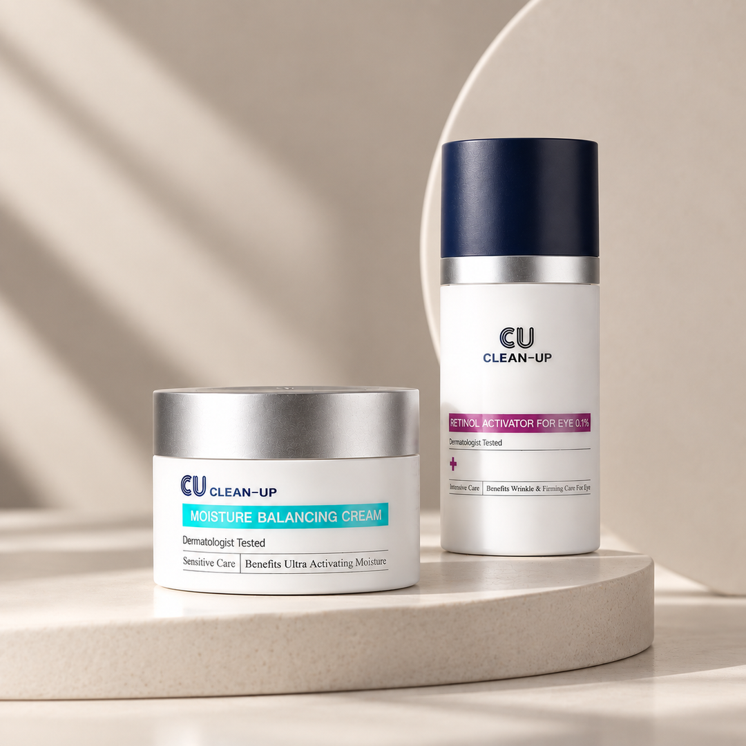 CUSKIN RETINOL EYE + MOISTURE BALANCING RINKINYS - RINKINYS VEIDUI IŠ CUSKIN - TIK €91! Apsipirk dabar GROŽIO ALCHEMIJA