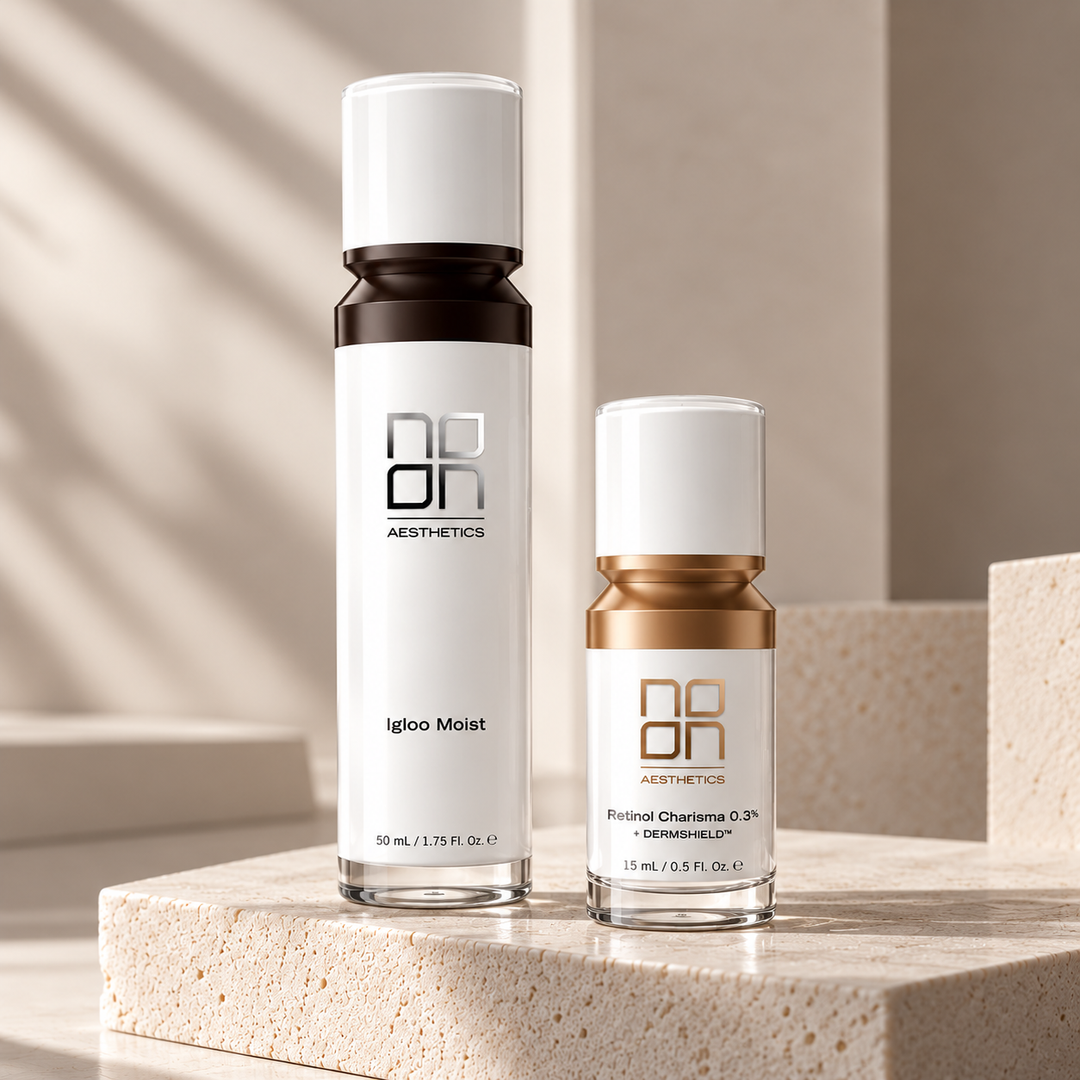 NOON AESTHETICS RETINOL CHARISMA + IGLOO MOIST RINKINYS - RINKINYS VEIDUI IŠ NOON Aesthetics™ - TIK €66! Apsipirk dabar GROŽIO ALCHEMIJA
