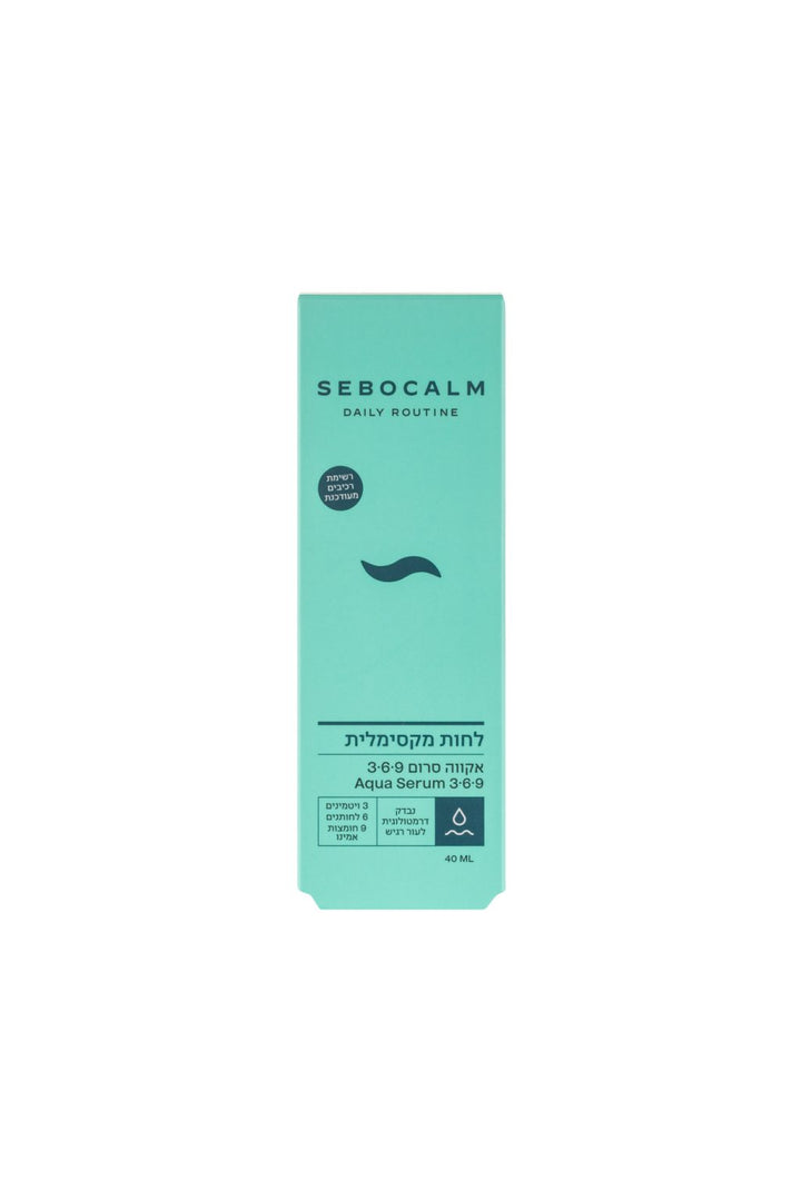 SEBOCALM AQUA SERUM 369 - drėkinamasis serumas, 40 ml - SERUMAS IŠ SEBOCALM - TIK €42! Apsipirk dabar GROŽIO ALCHEMIJA