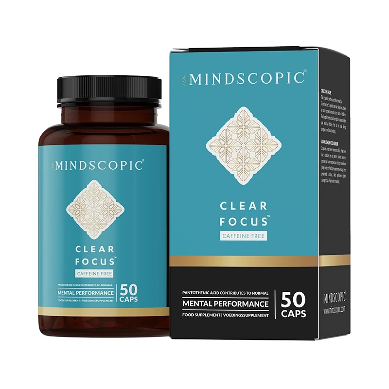 MINDSCOPIC CLEAR FOCUS™ CAFFEINE FREE - protinei veiklai palaikyti, 50 vnt. - MAISTO PAPILDAS IŠ MINDSCOPIC - TIK €50! Apsipirk dabar GROŽIO ALCHEMIJA