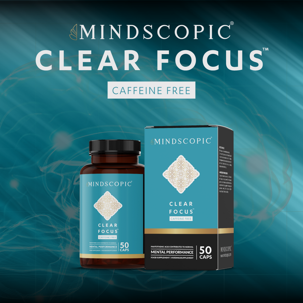 MINDSCOPIC CLEAR FOCUS™ CAFFEINE FREE - protinei veiklai palaikyti, 50 vnt. - MAISTO PAPILDAS IŠ MINDSCOPIC - TIK €50! Apsipirk dabar GROŽIO ALCHEMIJA