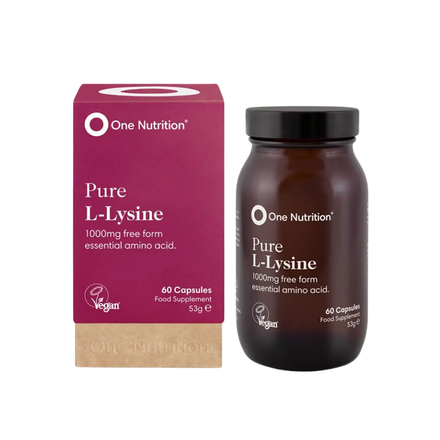 ONE NUTRITION GRYNAS L-LIZINAS 1000 mg - aminorūgščių šaltinis, 60 kapsulių - MAISTO PAPILDAS IŠ ONE NUTRITION - TIK €25! Apsipirk dabar GROŽIO ALCHEMIJA