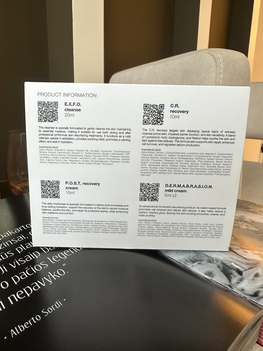 pHformula CR TRAVEL KIT - kelioninis rinkinys raustančiai odai - RINKINYS VEIDUI IŠ PHFORMULA - TIK €46! Apsipirk dabar GROŽIO ALCHEMIJA